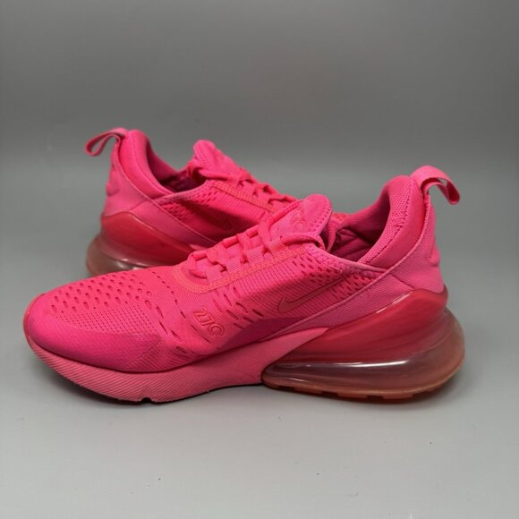 Nike Air Max 270 Hyper Pink Womens Size 6.5 Athletic Running Sneakers No Insoles - Picture 2 of 9